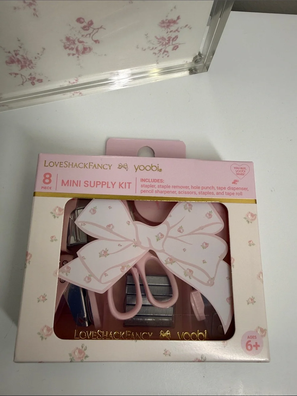 🎀 Love Shack Fancy stationery pink mini kit